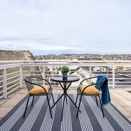 Spacious Rooftop With Parliament&danube View Apartament Budapesta